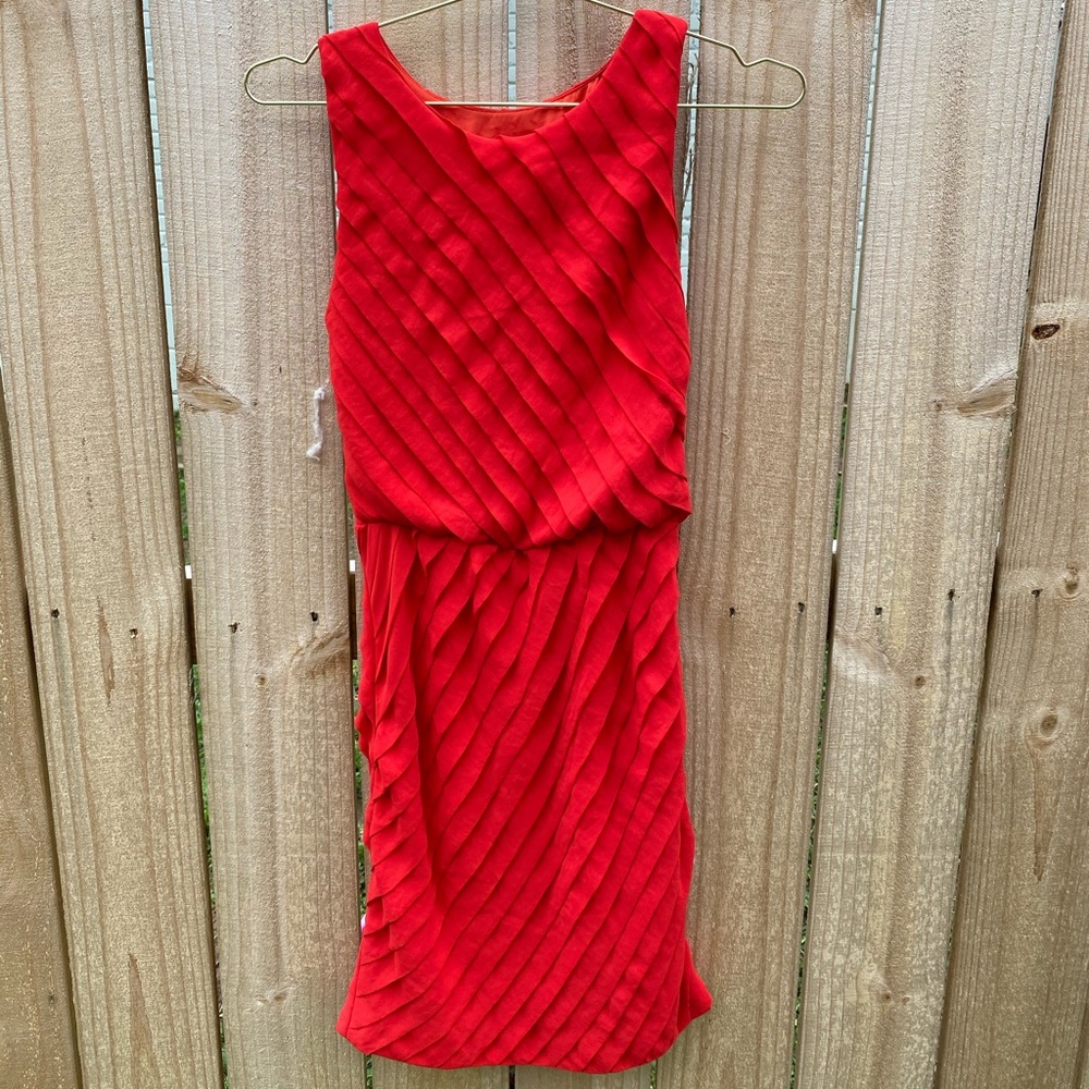 Halston Heritage Pleated Dress